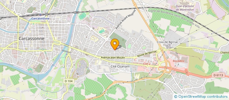 localisation de l'entreprise SCI LE CHATEAU DE SIGNORINI à CARCASSONNE