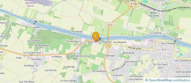 localisation de l'entreprise SCI LE CHATEAU DE VEUIL à VEUIL