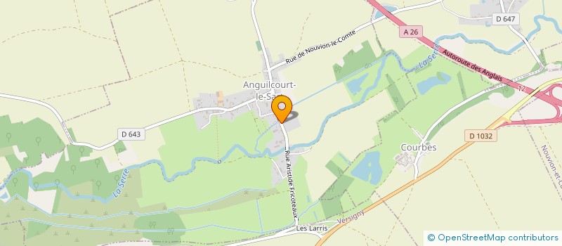 localisation de l'entreprise SCI LE CHATEAU DU SART  ANGUILCOURT-LE-SART