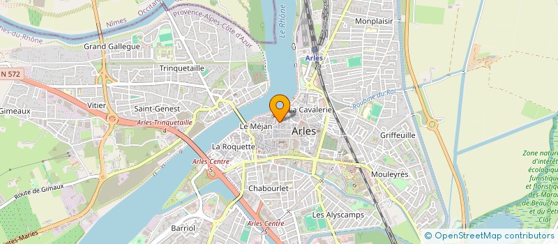 localisation de l'entreprise SCI LE CHATEAU SUISSES à ARLES