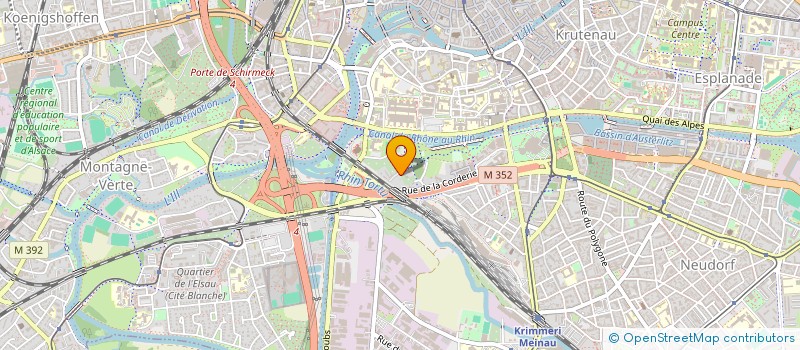 localisation de l'entreprise SCI LE CHATEAUBRIAND  STRASBOURG