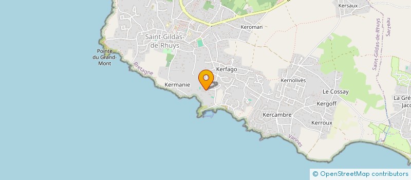 localisation de l'entreprise SCI LE CHATEL  SAINT-GILDAS-DE-RHUYS