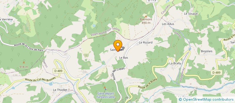 localisation de l'entreprise SCI LE CHATEL  YZERON