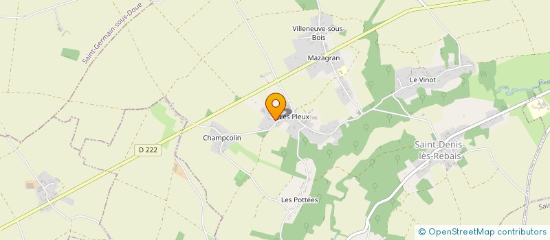 localisation de l'entreprise SCI LE CHATEL  SAINT-DENIS-LES-REBAIS