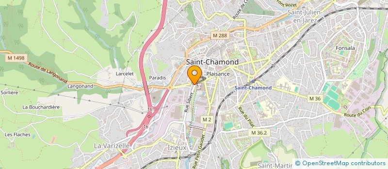 localisation de l'entreprise SCI  LE CHATELARD  SAINT-CHAMOND