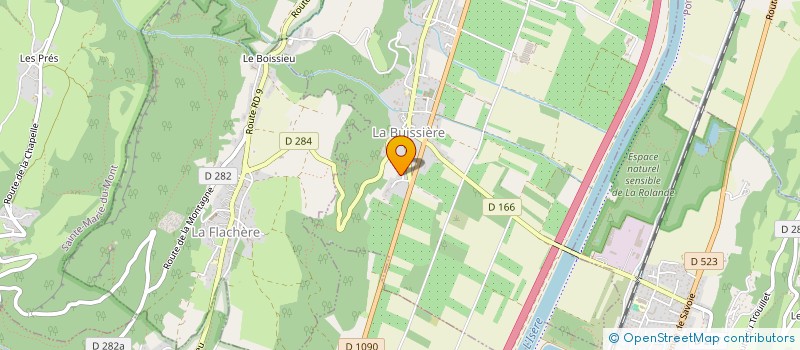 localisation de l'entreprise SCI LE CHATELARD  LA BUISSIERE