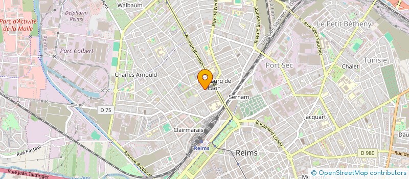 localisation de l'entreprise SCI LE CHATELET 08 51  REIMS