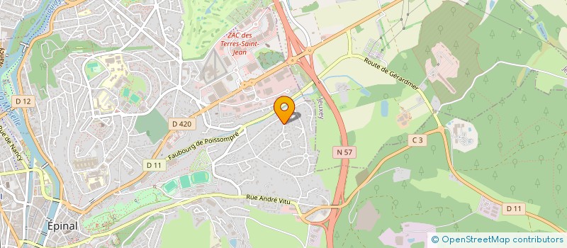 localisation de l'entreprise SCI LE CHATELET à EPINAL