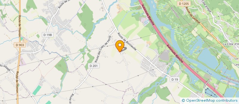 localisation de l'entreprise SCI LE CHATELET  ARENTHON