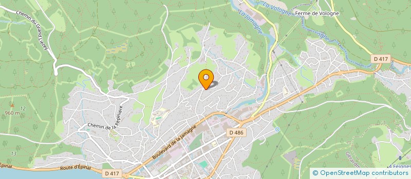 localisation de l'entreprise SCI LE CHATELET  GERARDMER