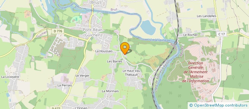 localisation de l'entreprise SCI LE CHATELIER  BAULON