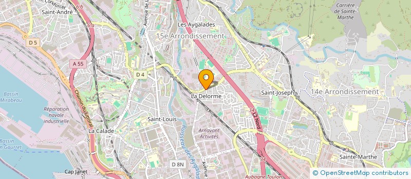 localisation de l'entreprise SCI LE CHATELIER à MARSEILLE