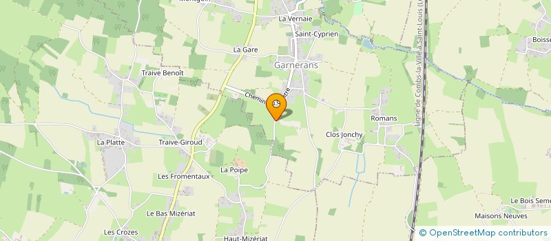 localisation de l'entreprise SCI LE CHATENAY  GARNERANS