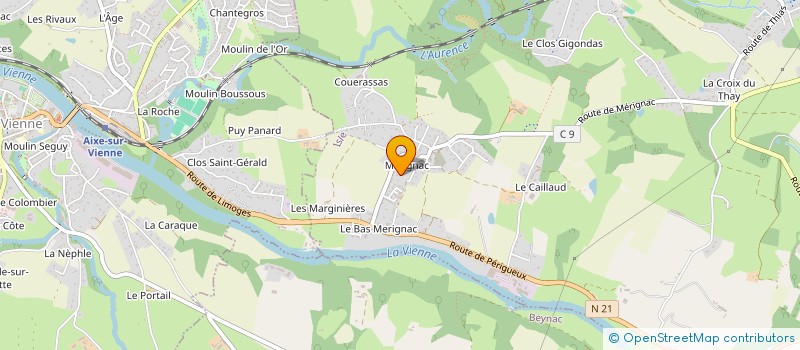 localisation de l'entreprise SCI LE CHATENET à ISLE