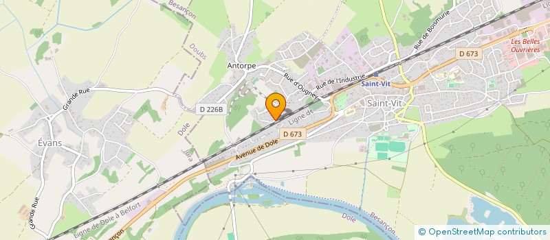 localisation de l'entreprise SCI LE CHATEUR  SAINT-VIT