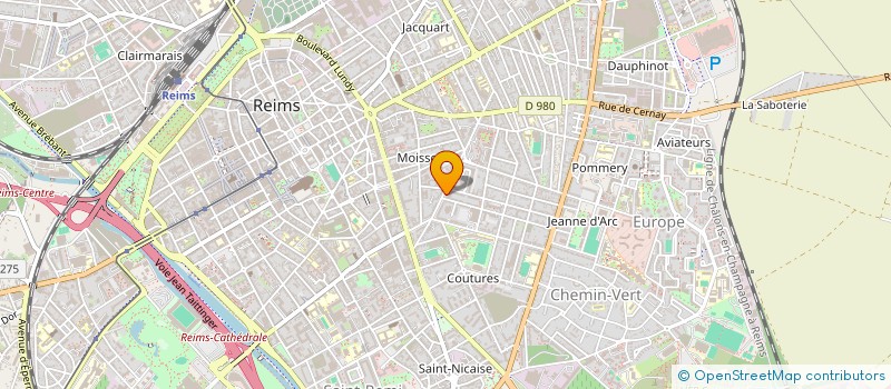 localisation de l'entreprise SCI LE CHAUFOUR  REIMS