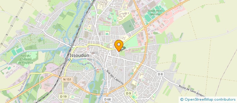 localisation de l'entreprise SCI LE CHAUTAY à ISSOUDUN