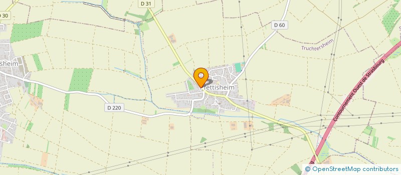 localisation de l'entreprise SCI LE CHAW  TRUCHTERSHEIM