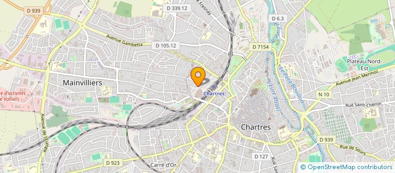 localisation de l'entreprise SCI LE CHEMIN DE FER à CHARTRES