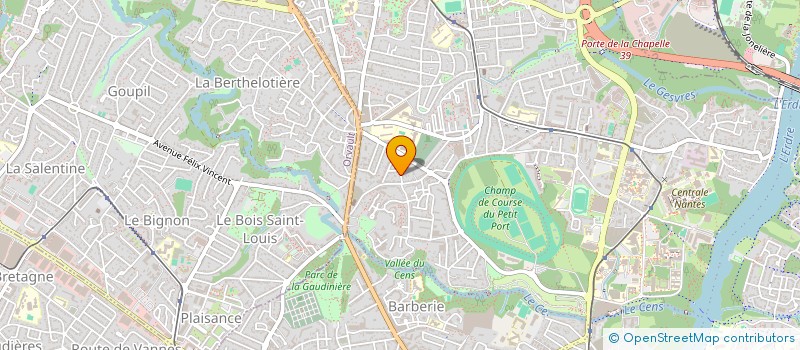 localisation de l'entreprise SCI LE CHEMIN DE LA COLLINE à NANTES