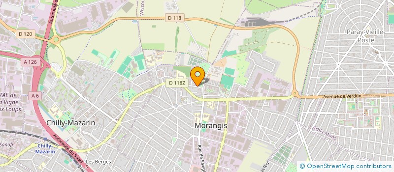 localisation de l'entreprise SCI LE CHEMINET à MORANGIS