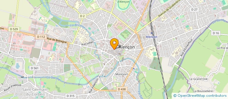 localisation de l'entreprise SCI LE CHENE à ALENCON