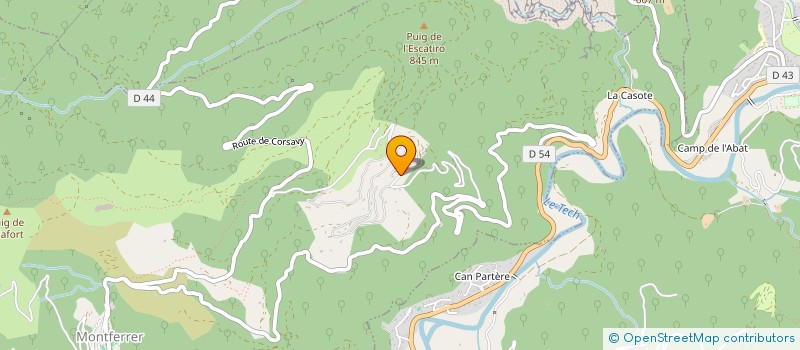 localisation de l'entreprise SCI LE CHENE  MONTFERRER