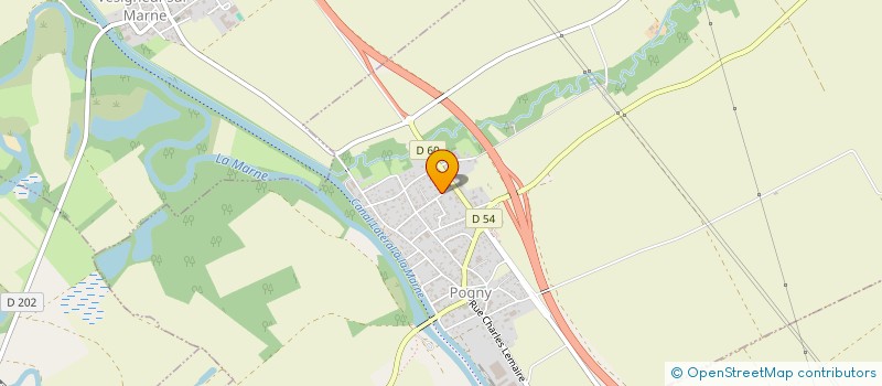 localisation de l'entreprise SCI LE CHENE  POGNY