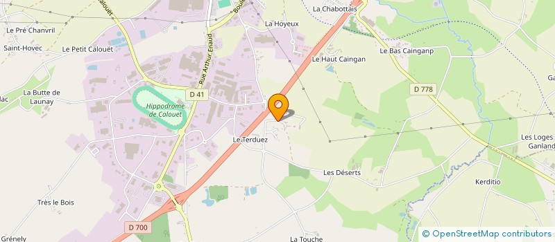 localisation de l'entreprise SCI LE CHENE à LOUDEAC
