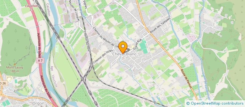 localisation de l'entreprise SCI LE CHENE  CHEVAL-BLANC