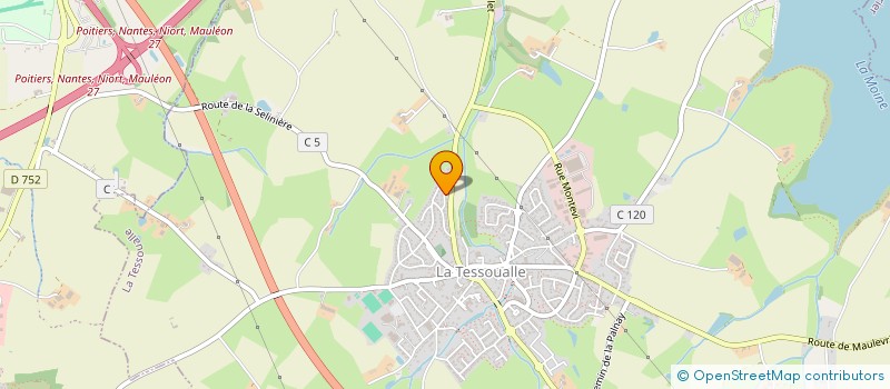 localisation de l'entreprise SCI LE CHENE  SAINT-CHRISTOPHE-DU-BOIS