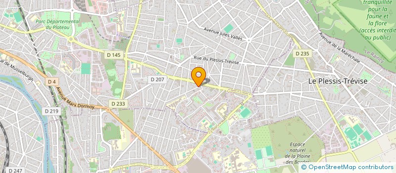 localisation de l'entreprise SCI LE CHENE  CHAMPIGNY-SUR-MARNE