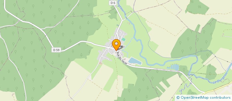 localisation de l'entreprise SCI LE CHENE  PONTCEY