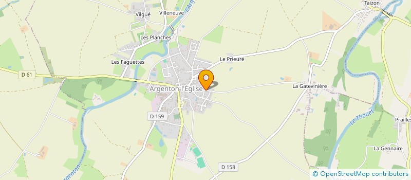 localisation de l'entreprise SCI LE CHENE  LORETZ-D'ARGENTON