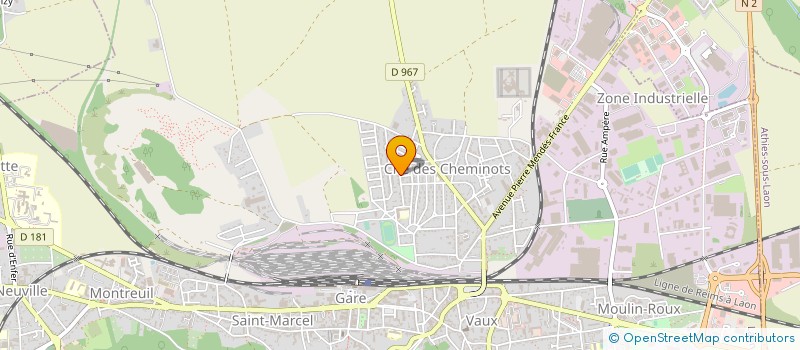 localisation de l'entreprise SCI LE CHENE à LAON