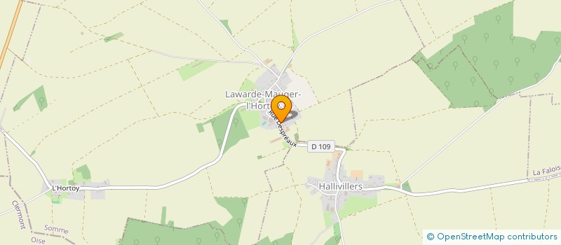 localisation de l'entreprise SCI LE CHENE  LAWARDE-MAUGER-L'HORTOY