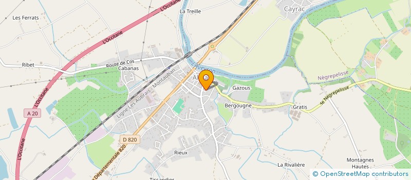 localisation de l'entreprise SCI LE CHENE  ALBIAS