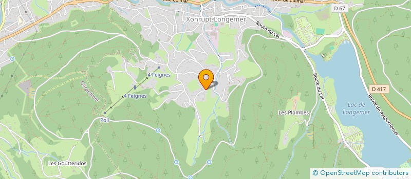 localisation de l'entreprise SCI LE CHENE à XONRUPT-LONGEMER