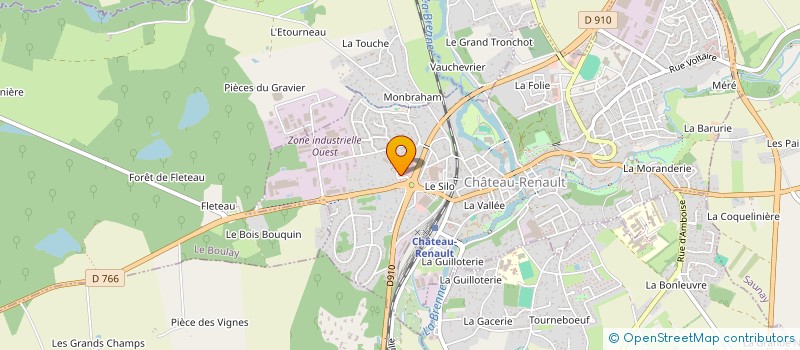 localisation de l'entreprise SCI LE CHENE à CHATEAU-RENAULT