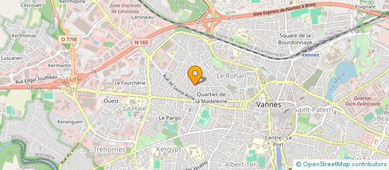 localisation de l'entreprise SCI LE CHENE à VANNES