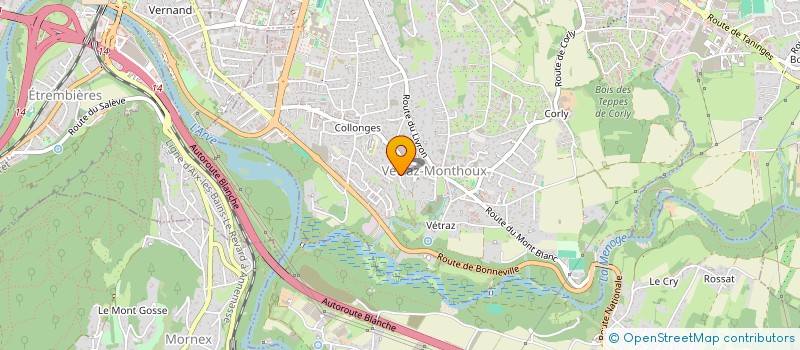 localisation de l'entreprise SCI LE CHENE  VETRAZ-MONTHOUX