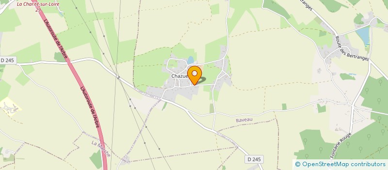 localisation de l'entreprise SCI LE CHENE  RAVEAU