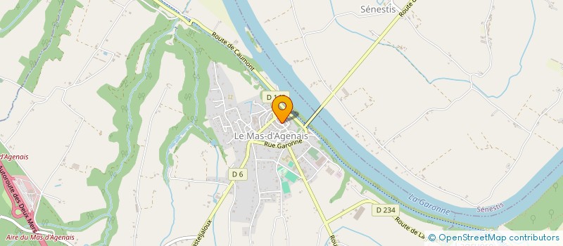 localisation de l'entreprise SCI LE CHENE  CAUMONT-SUR-GARONNE