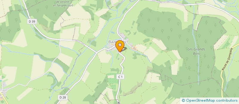 localisation de l'entreprise SCI LE CHENE  BAZEGNEY