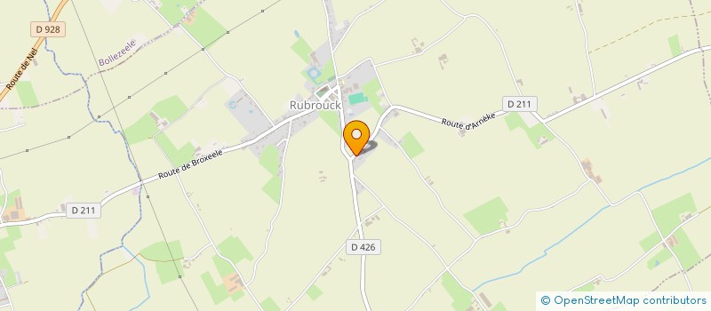 localisation de l'entreprise SCI LE CHENE CREUX  RUBROUCK