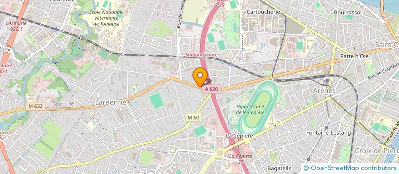 localisation de l'entreprise SCI LE CHENE D'ARGENT  TOULOUSE