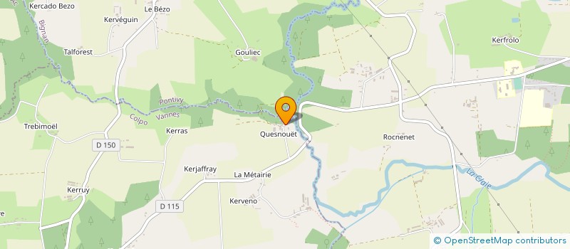 localisation de l'entreprise SCI LE CHENE ET LE ROSEAU  COLPO