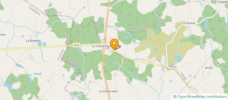 localisation de l'entreprise SCI LE CHENE PIGNIER à JAVERDAT