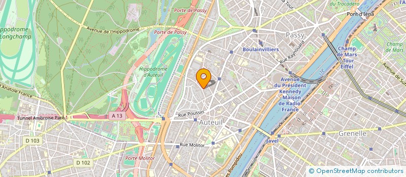 localisation de l'entreprise SCI LE CHENE ROUGE A DANCOURT  PARIS