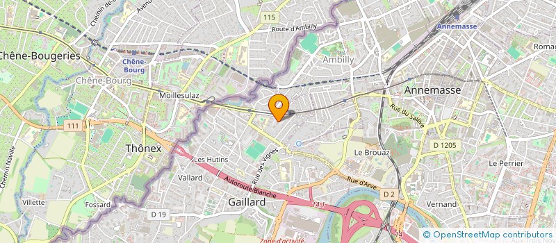 localisation de l'entreprise SCI LE CHENE VERT à GAILLARD